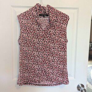 Le Suit Size Medium Multi-Colored Sleeveless Top